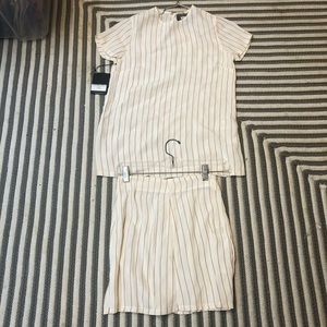 Reformation Blouse and Mini Skirt Set XXS